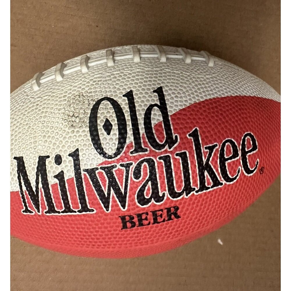 Old Milwaukee Beer Promo Football Hutch Full Size Man‎ Cave Breweriana - Picture 8 of 8